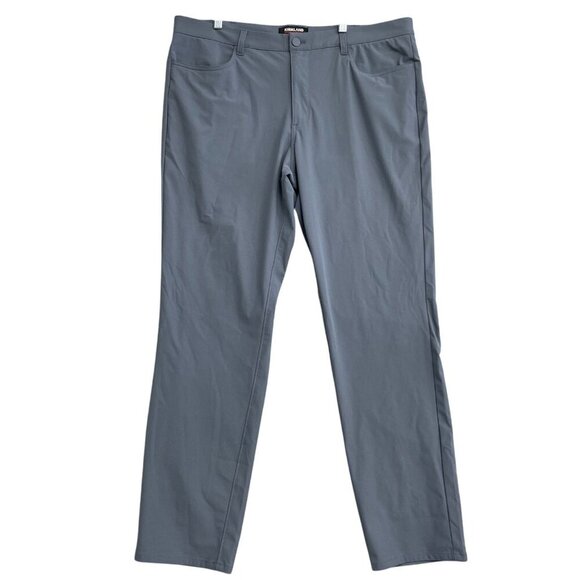 NWOT Kirkland Signature Men's 38x32 Gray Commuter Tech Pants Outdoor UPF 50 - Picture 2 of 8